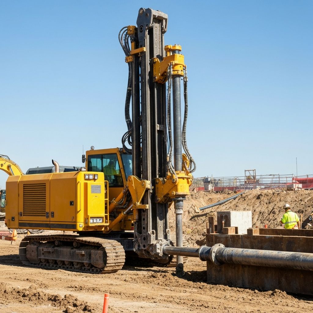 R P Construction HDD drilling operation